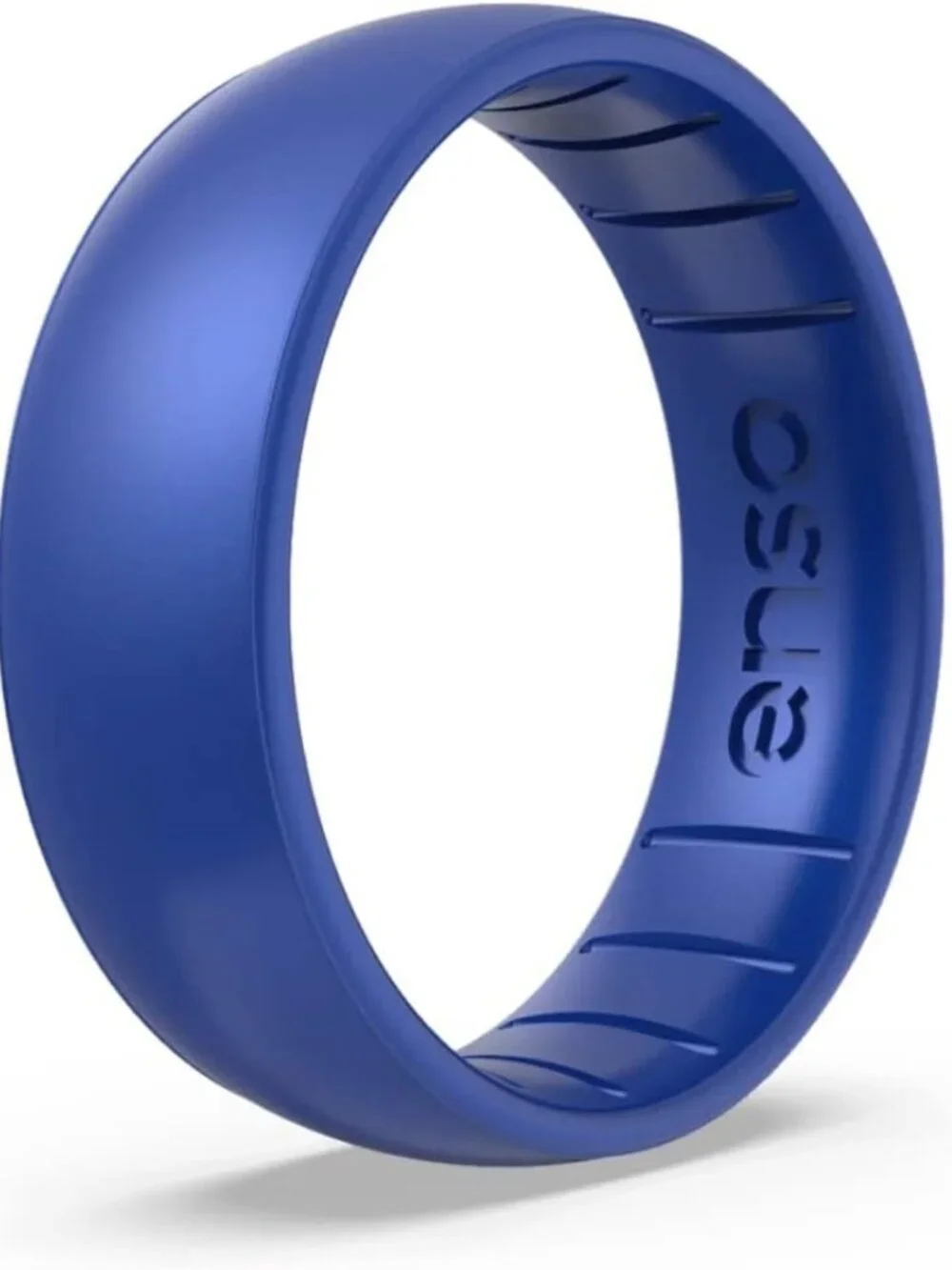 Classic Birthstone Silicone Ring - Unisex Wedding Band, Comfortable